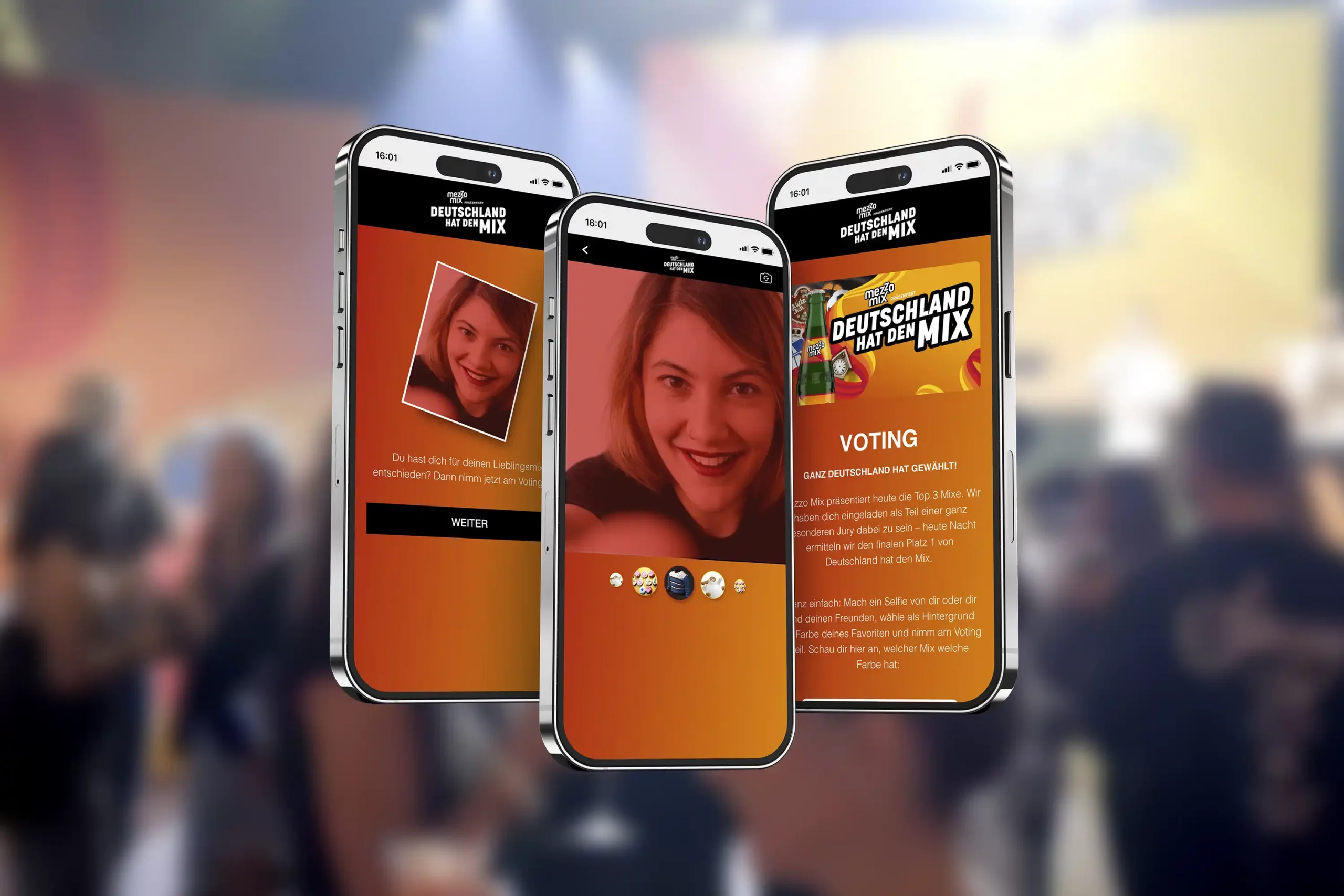 Voting App für Live Veranstaltung | SnapCube Projekte
